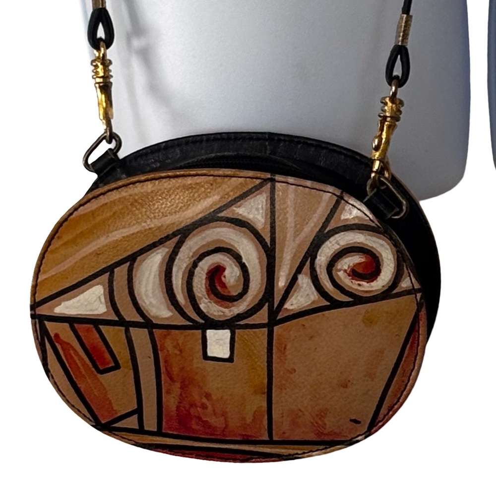 Vintage Handcrafted Leather Crossbody Bag